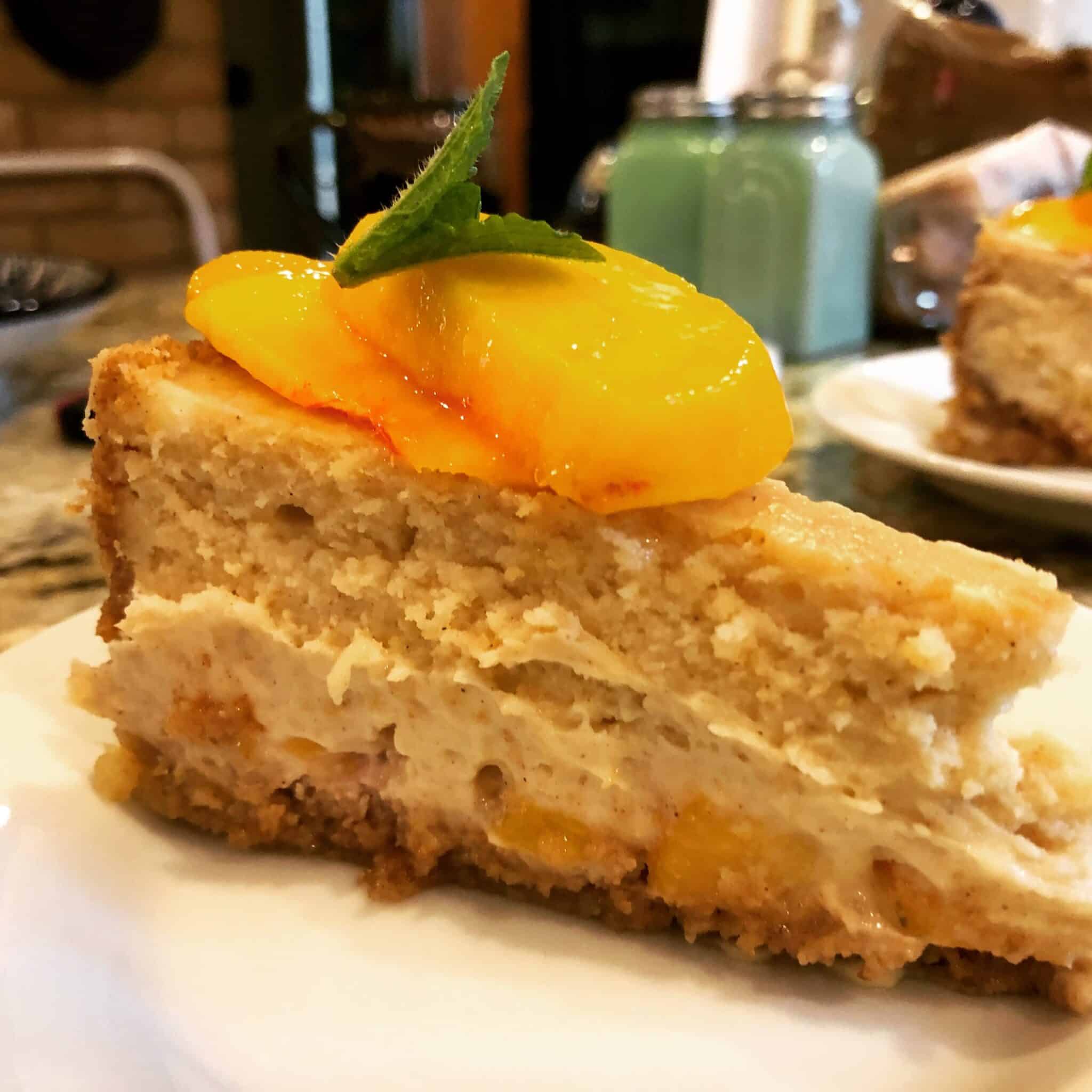 Peach Cheesecake | Rocky Mountain Lodge