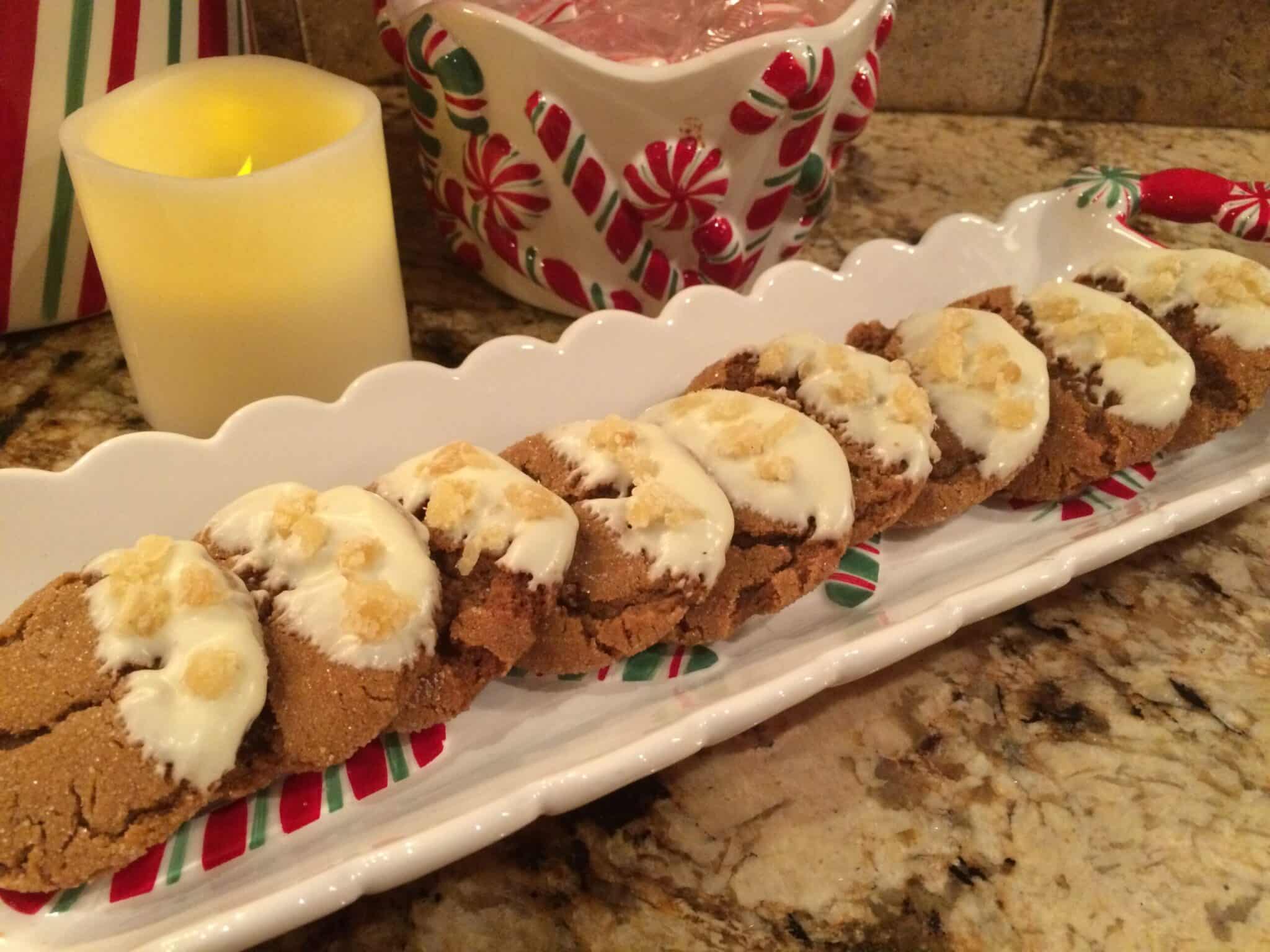 Snow-Capped Gingersnap Cookies | Rocky Mountain Lodge