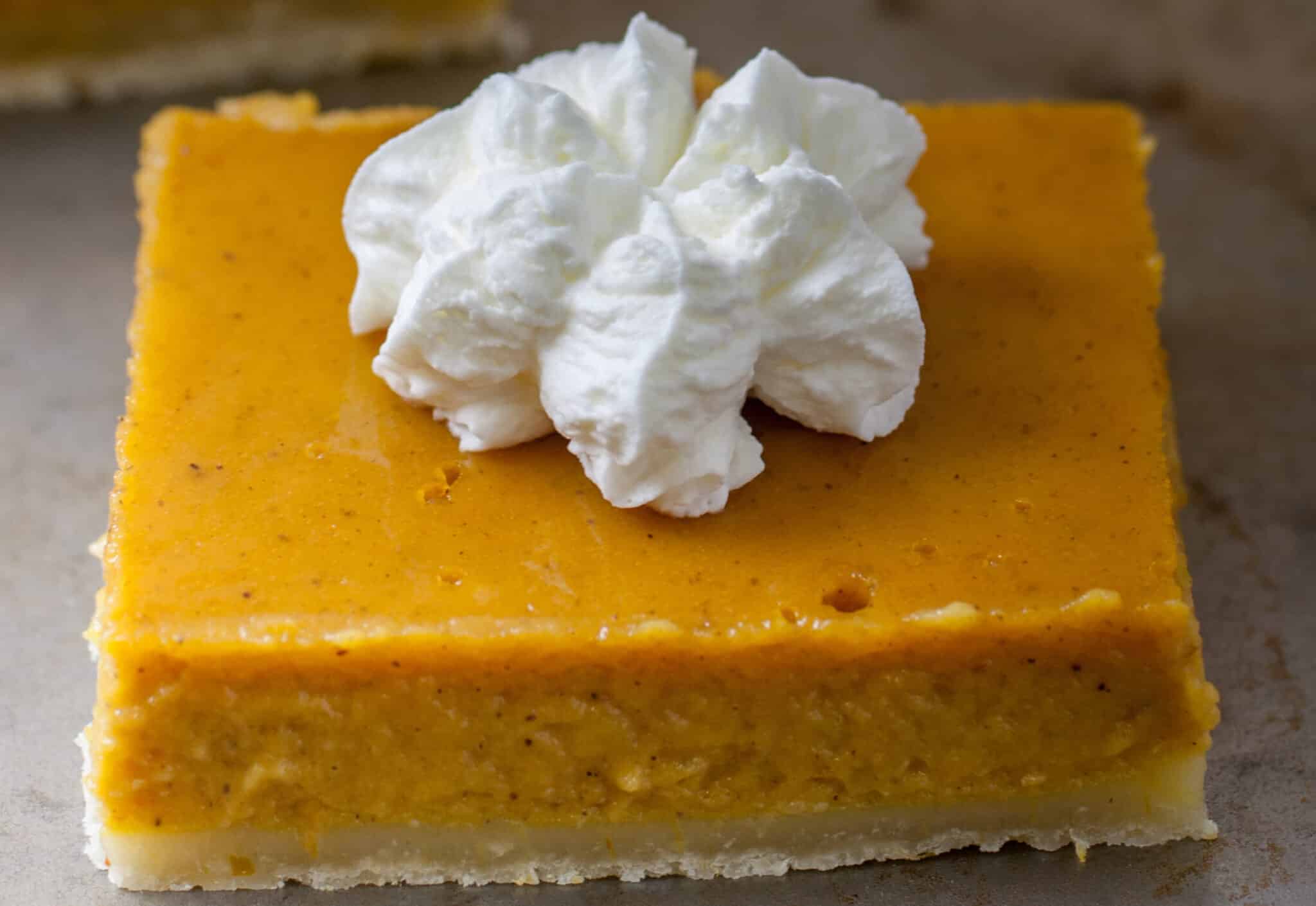 Pumpkin Pie Bars | Rocky Mountain Lodge